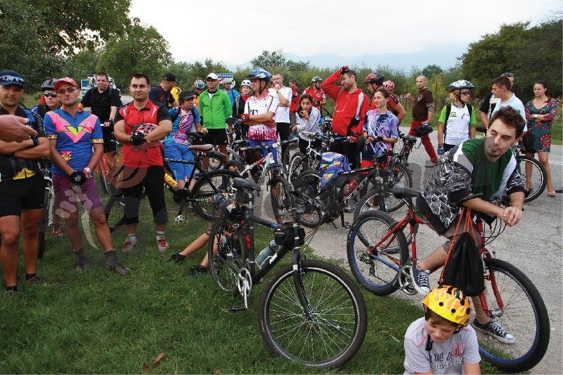 Hobiţa lui Brâncuşi, promovată de biciclişti!