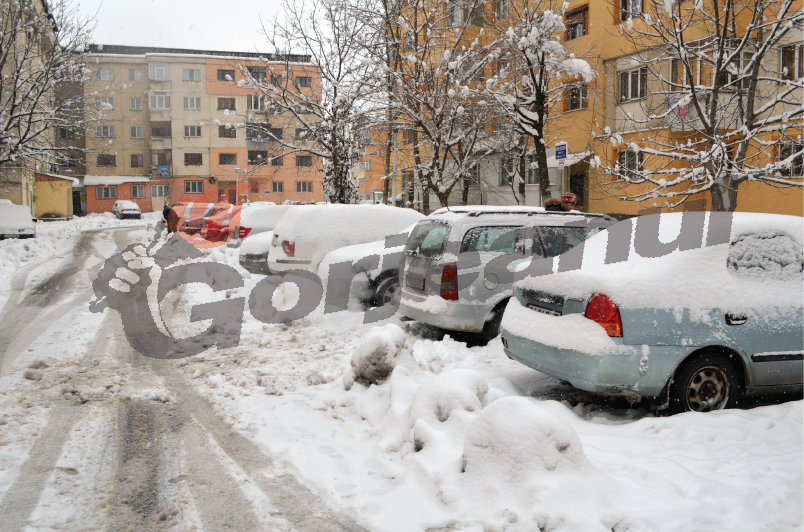 Gorjul, sub Cod Galben de ninsori