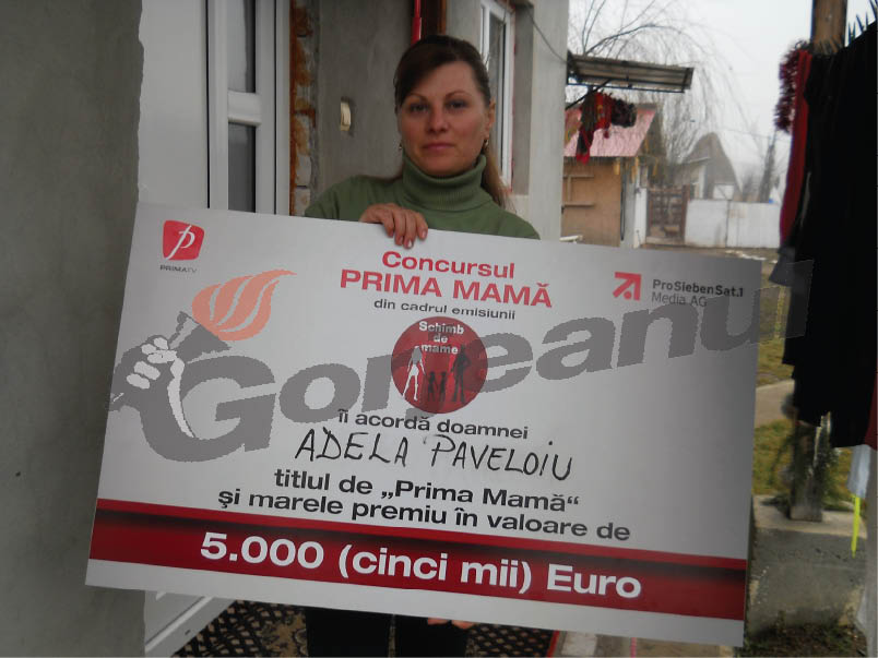 Gorjeanca Adela Paveloiu, câştigătoarea Schimbului de Mame