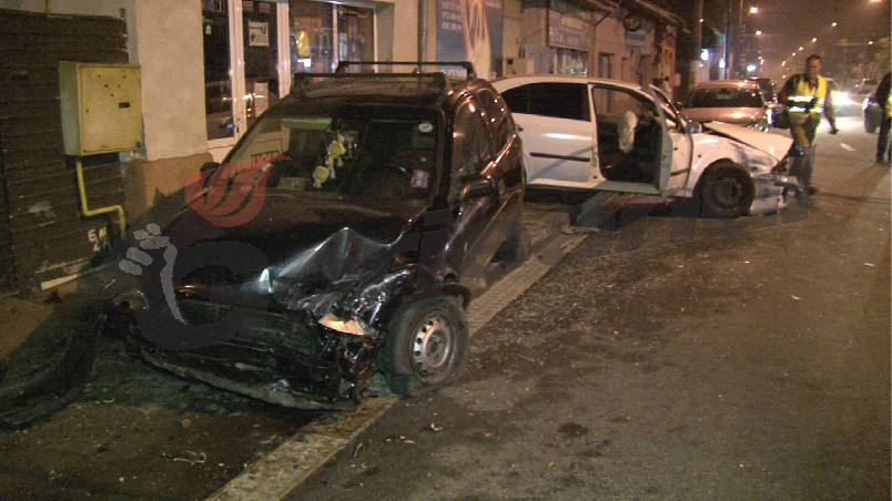 Accident cu un poliţist fugar de la locul faptei