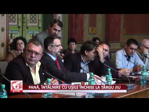 PANĂ, ÎNTÂLNIRE CU UŞILE ÎNCHISE LA TÂRGU JIU