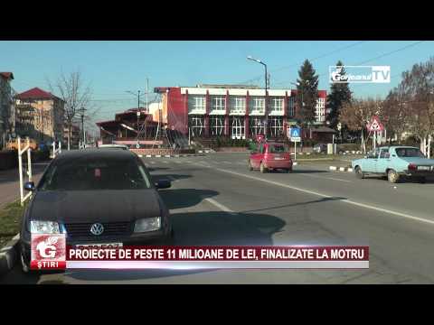 PROIECTE DE PESTE 11 MILIOANE DE LEI, FINALIZATE LA MOTRU