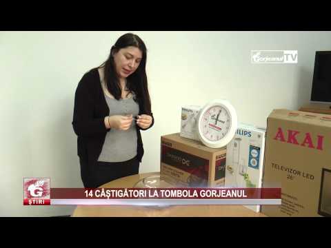 14 CÂȘTIGĂTORI LA TOMBOLA GORJEANUL