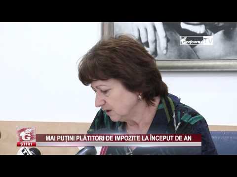 MAI PUȚINI PLĂTITORI DE IMPOZITE LA ÎNCEPUT DE AN