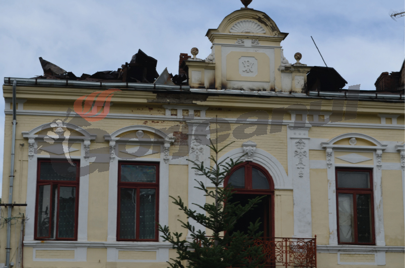 Incendiu, în centrul municipiului Târgu-Jiu