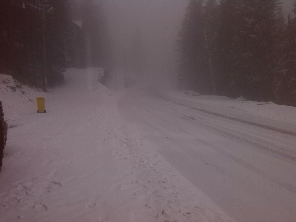 S-a aşternut un strat nou de zăpadă la Rânca