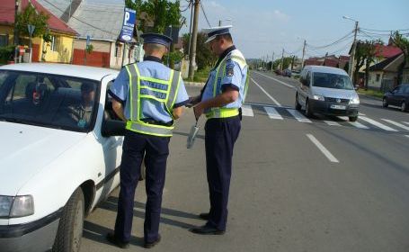 Şofer cu permis fals, reţinut