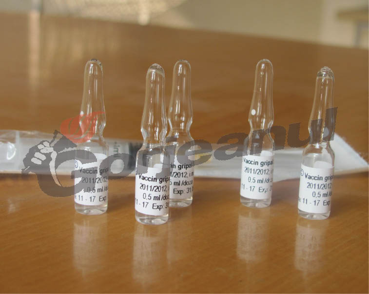 DSP Gorj solicită 27.700 doze de vaccin antigripal