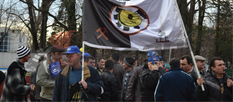 A treia zi de protest FNME, sub acoperire