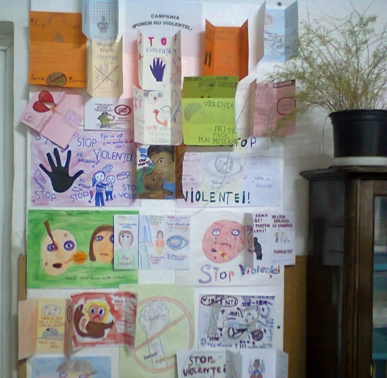 Campania „Spunem împreună STOP VIOLENŢEI!”, la Şcoala Gimnazială „Gheorghe Tătărăscu” Târgu-Jiu