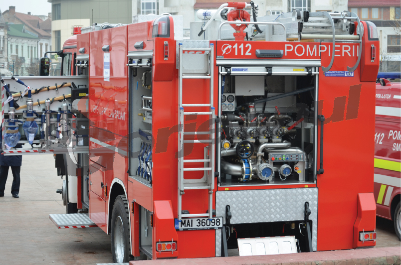 Autospecială de ultimă generaţie pentru ISU Gorj