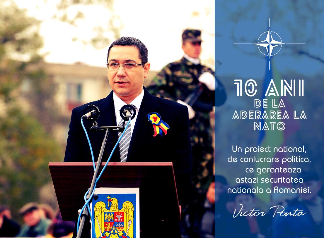 Ponta-10 ani de la aderarea la NATO-29.03.14