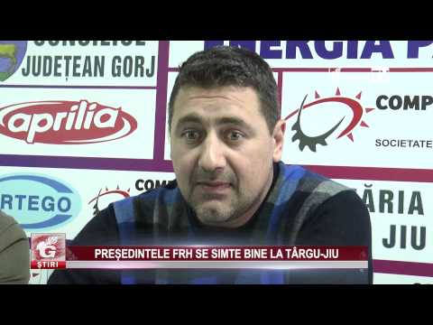 PREȘEDINTELE FRH SE SIMTE BINE LA TÂRGU JIU