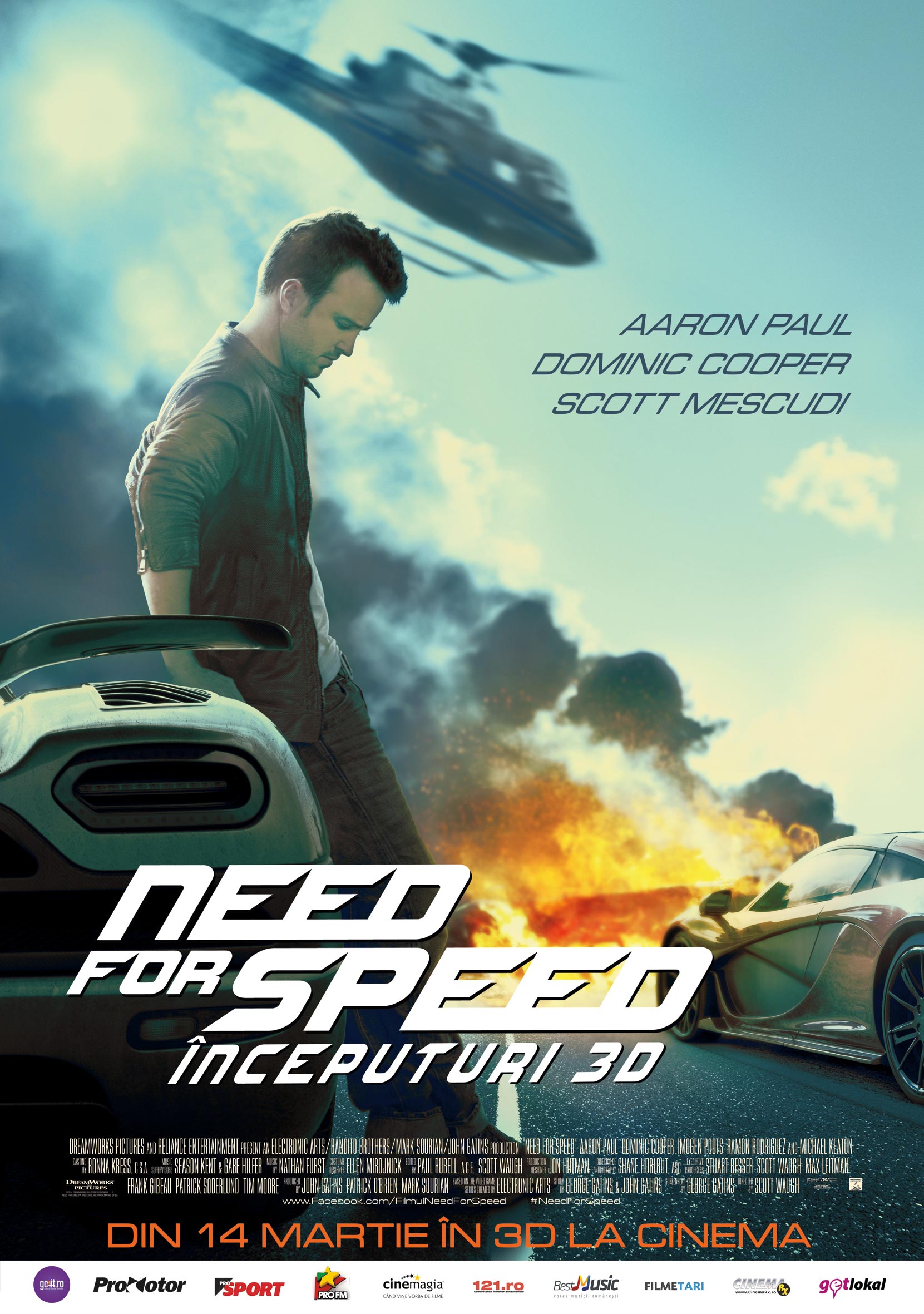 Need for Speed (2014) Need for Speed: Începuturi – 16:00(3D) 18:30(3D) 21:00(3D)