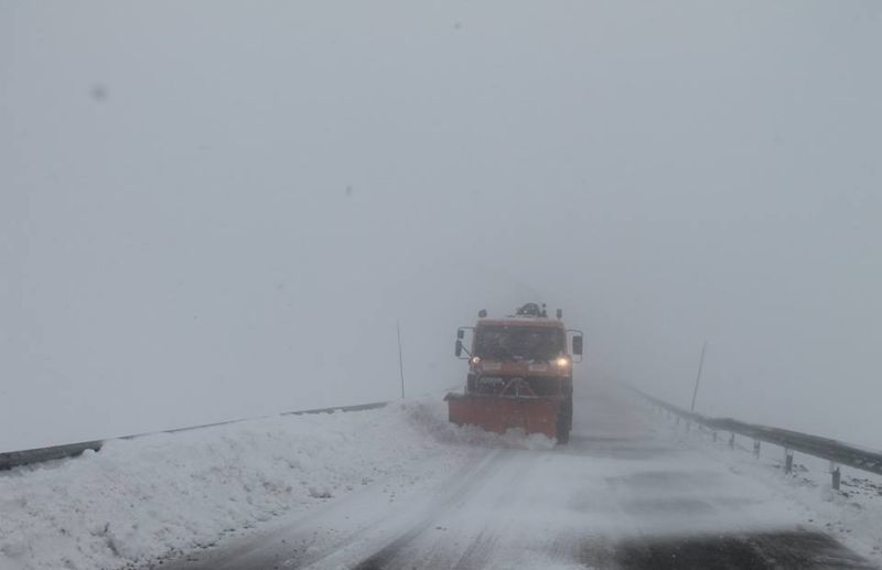 Zeci de centimetri de zăpadă proaspătă, la Rânca