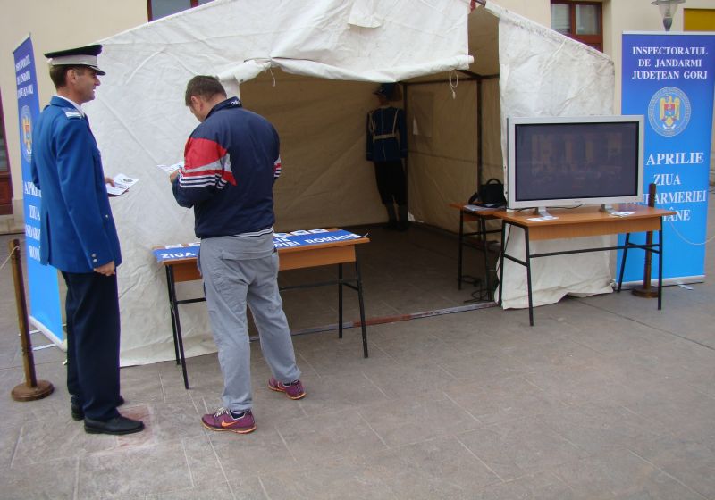 Puncte de informare ale Jandarmeriei Gorj la Târgu-Jiu, Motru şi Rovinari