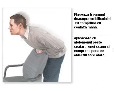 Primul ajutor în cazul sufocării cu alimente sau obiecte: Metoda Heimlich