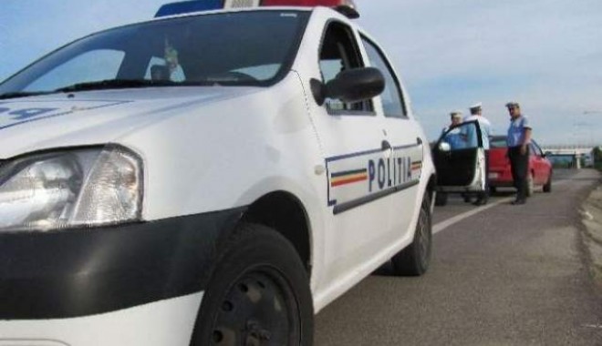 Şofer fugar, prins de poliţişti