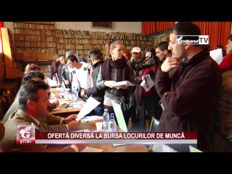 OFERTĂ DIVERSĂ LA BURSA LOCURILOR DE MUNCĂ