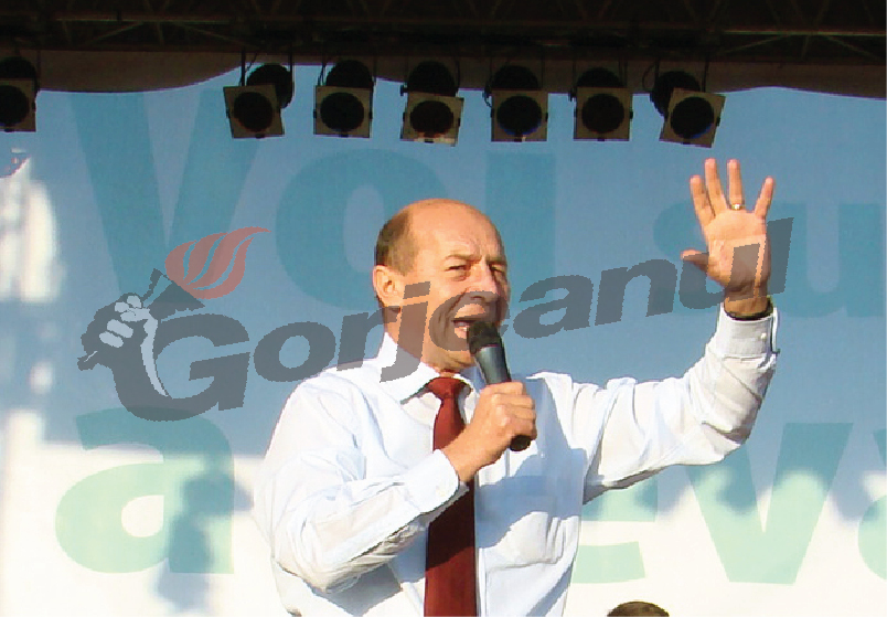 Băsescu ratează Gorjul în campania electorală, dar recuperează Udrea