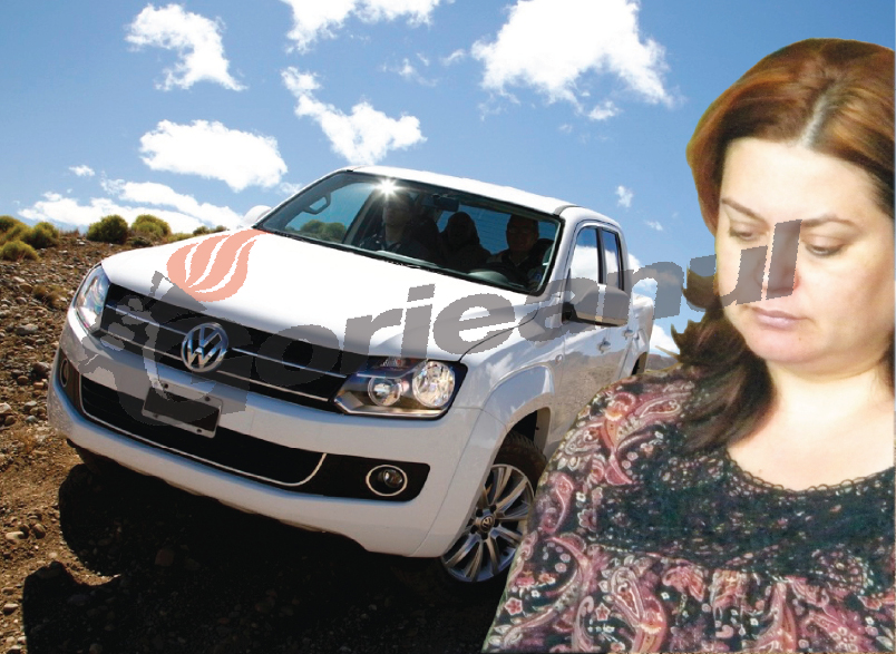 Bolidul CS Pandurii, buşit de Mădălina Berbecel are daună totală