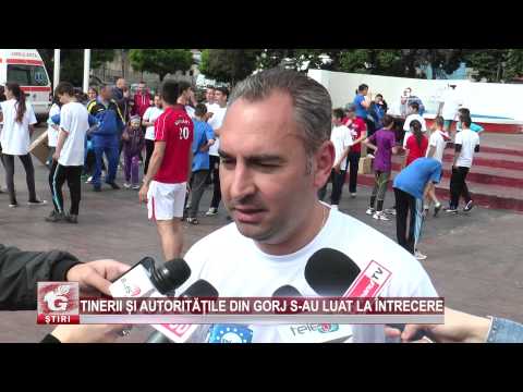 TINERII ȘI AUTORITĂȚILE DIN GORJ S-AU LUAT LA ÎNTRECERE