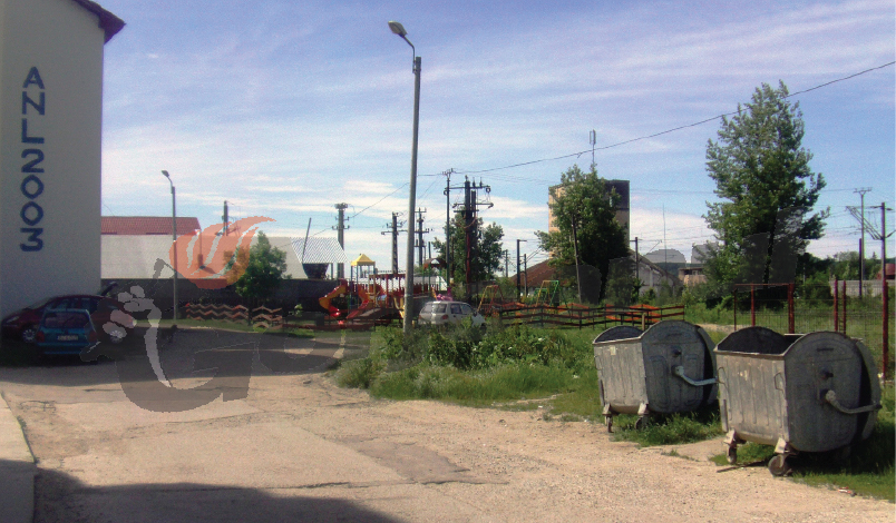 Molozul se depozitează în ţarc în urbea lui Mazilu