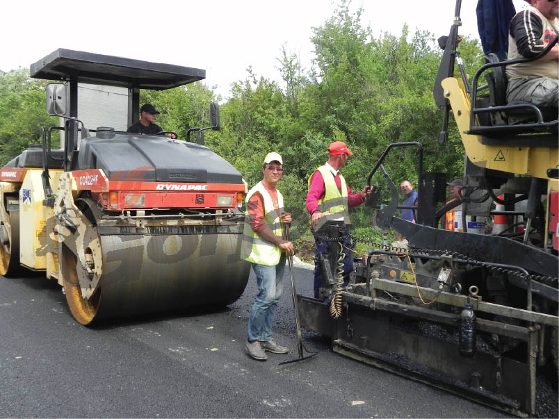 Călinoiu, în inspecţie pe DJ 665D