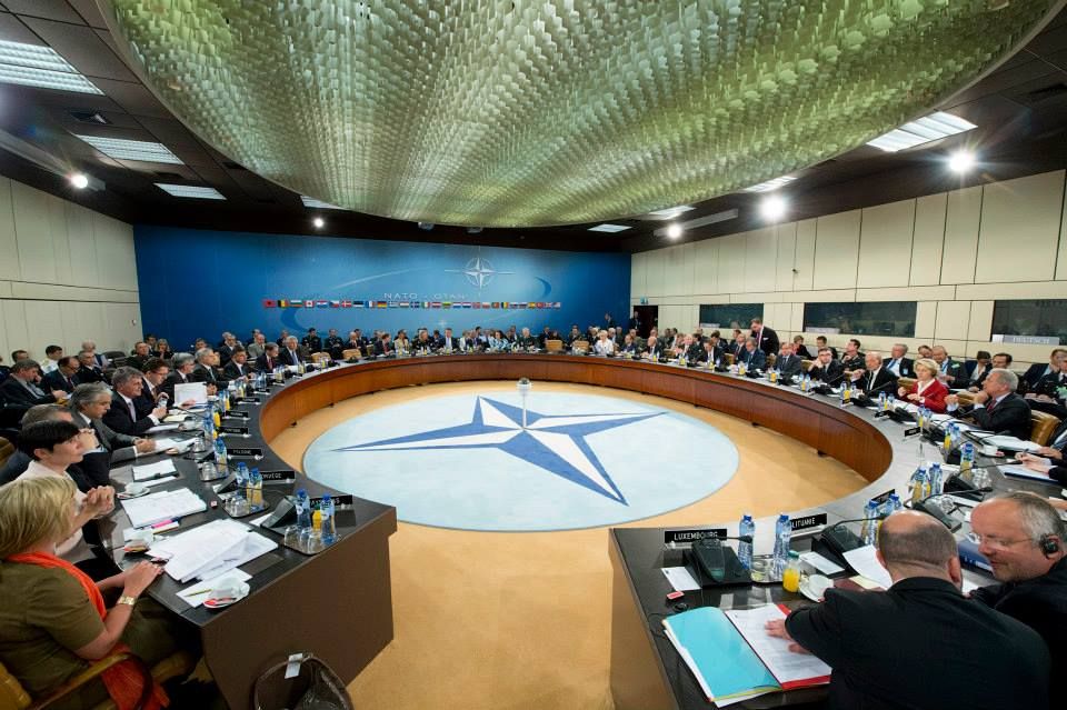 View of the NATO-Ukraine Commission Meeting