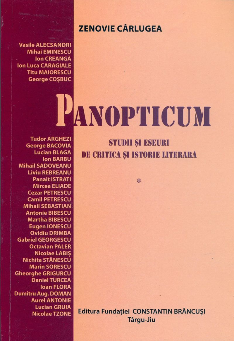 Un panoptic de istorie și critică literară