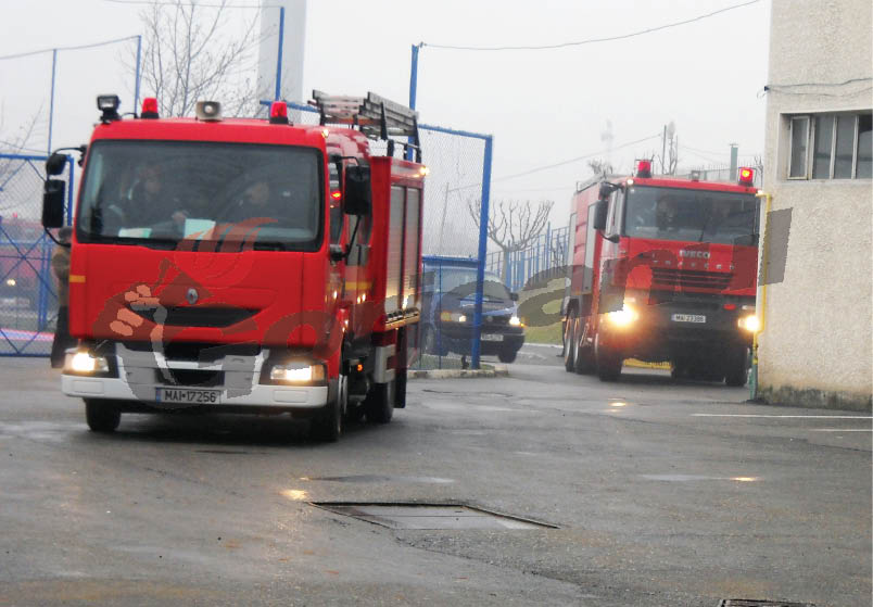 Târgujian trezit din somn cu pompierii