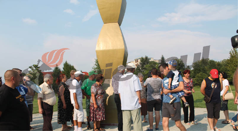 Plimbarea Libertăţii, o oră la Parcul Coloanei din Târgu-Jiu