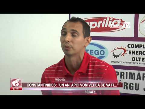 CONSTANTINIDES: „UN AN, APOI VOM VEDEA CE VA FI…”