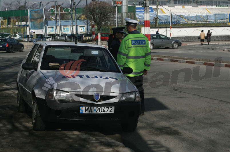 Şoferii vitezomani, amendaţi pe capete de poliţiştii rutieri