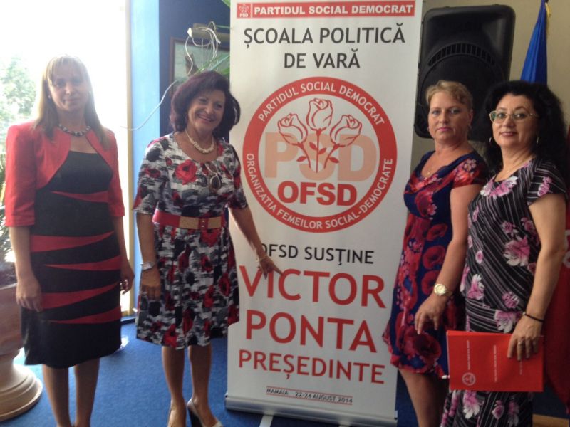 Elvira Şarapatin, la şcoala politică de vară a femeilor PSD