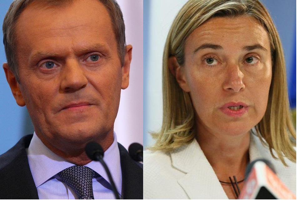 Donald Tusk, desemnat preşedintele Consiliului European. Federica Mogherini va fi şefa diplomaţiei UE