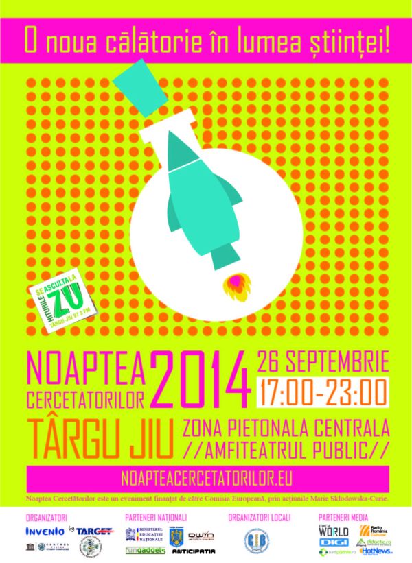 Noaptea Cercetătorilor 2014 / Sărbătoarea europeană a Ştiinţei la Târgu-Jiu