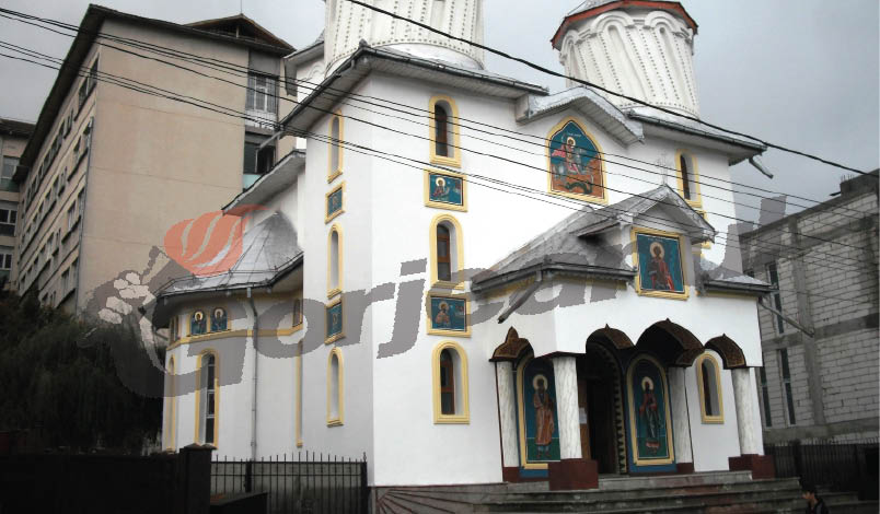 Spargere la biserica de la Spitalul 700