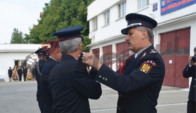 Avansări în grad la ISU Gorj de Ziua Pompierilor din România