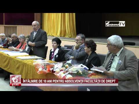 ÎNTÂLNIRE DE 10 ANI PENTRU ABSOLVENŢII FACULTĂŢII DE DREPT