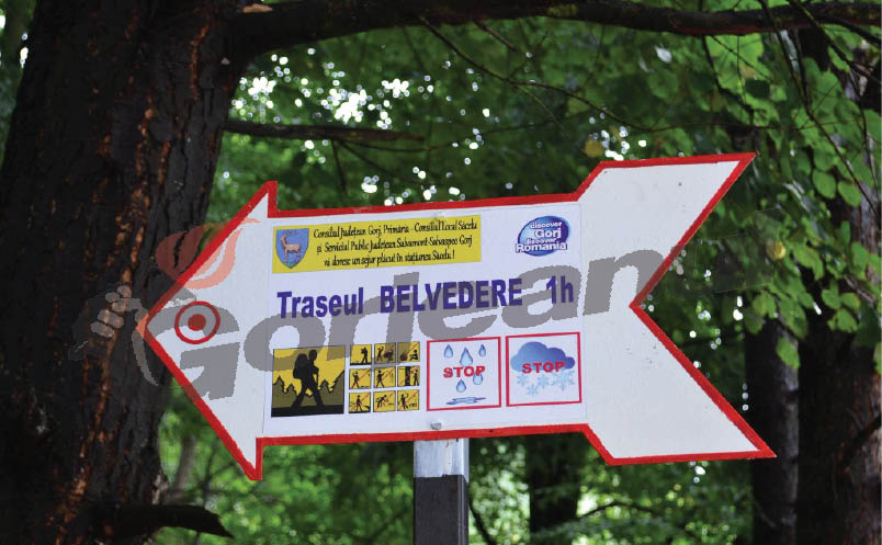 Traseu turistic de promenadă la Săcelu