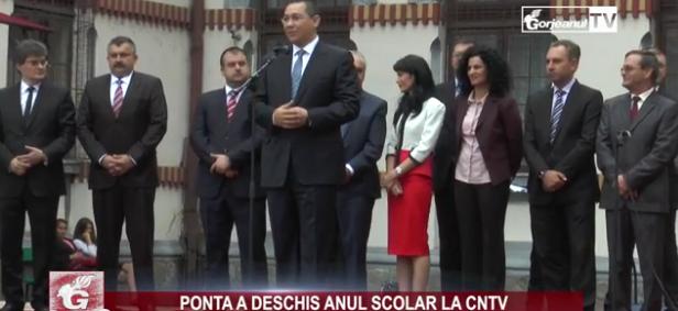 PONTA A DESCHIS ANUL ŞCOLAR LA CNTV