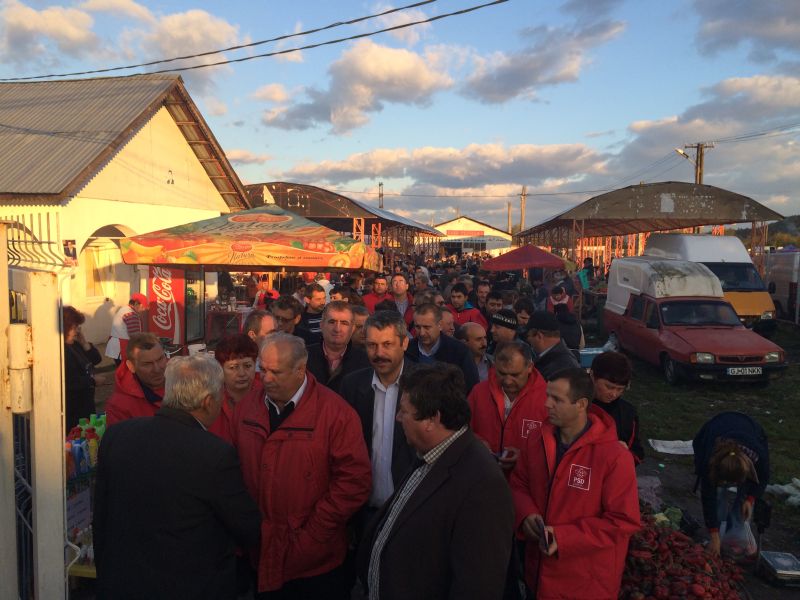 Acţiuni PSD pentru Victor Ponta, la Peşteana