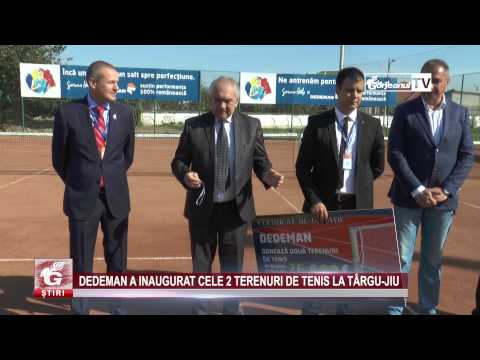 DEDEMAN A INAUGURAT CELE 2 TERENURI DE TENIS LA TÂRGU-JIU