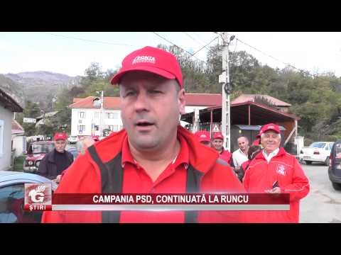 CAMPANIA PSD, CONTINUATĂ LA RUNCU