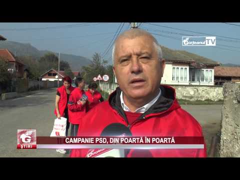 CAMPANIE PSD, DIN POARTĂ ÎN POARTĂ