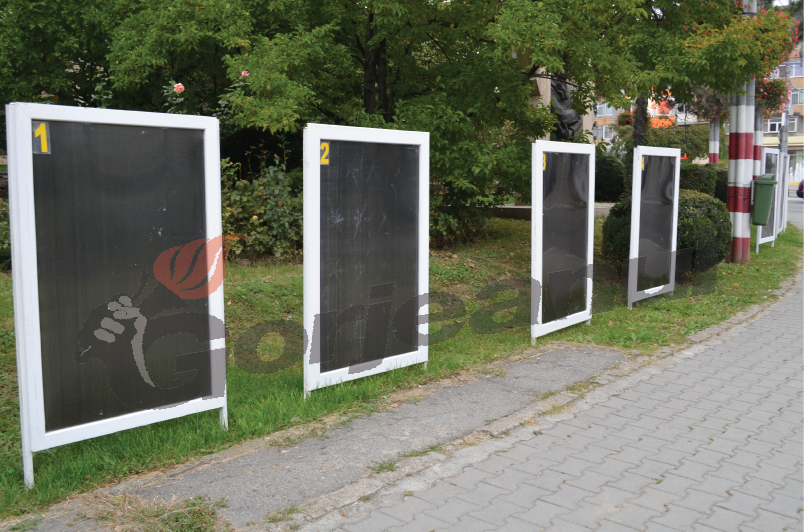 Dosar penal pentru panourile de afișaj electoral, la Lelești