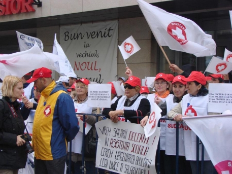 Sindicaliştii SANITAS aşteaptă creşterea salariilor, începând cu 1 noiembrie