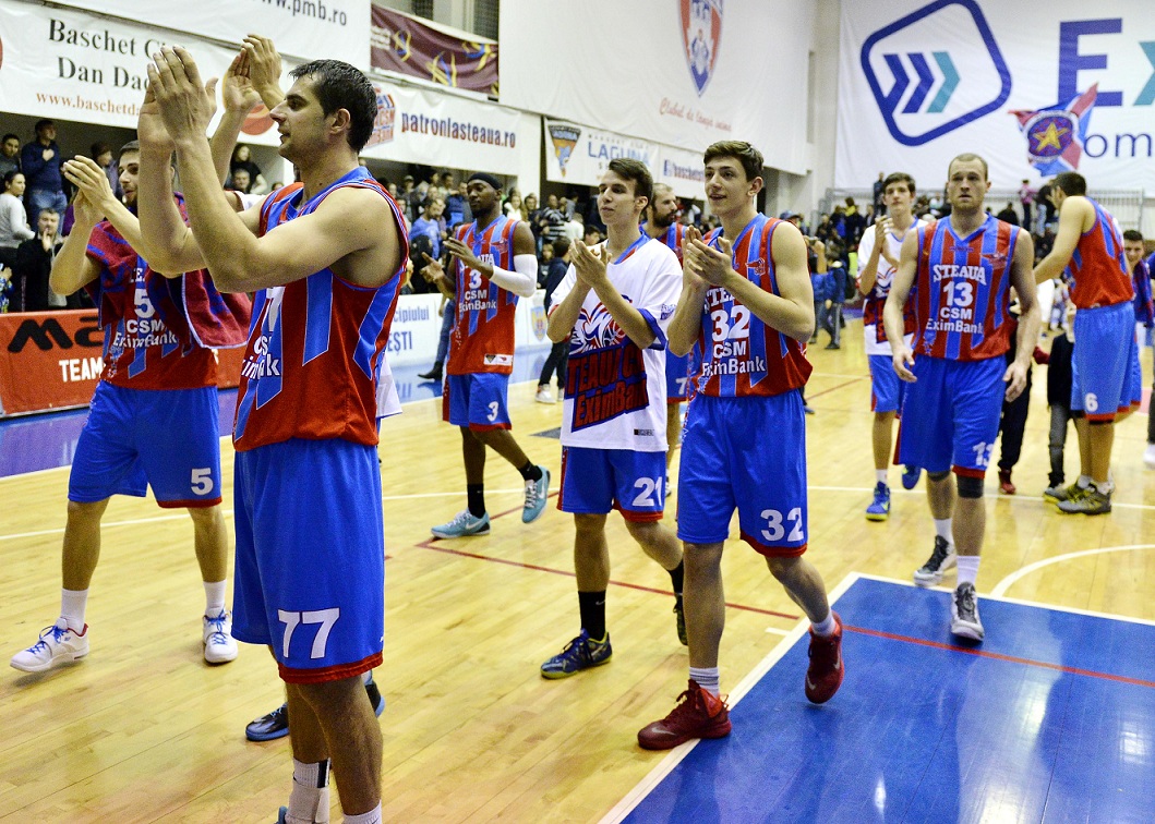 BASCHET MASCULIN:STEAUA CSM EXIM BANK BUCURESTI-CSU ASESOFT PLOIESTI, LIGA NATIOANALA (25.10.2014)