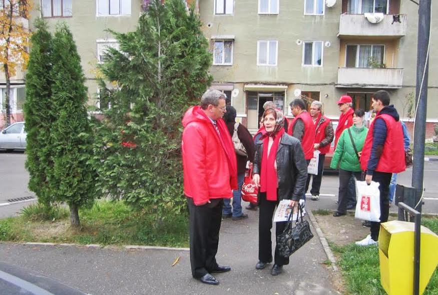 Primarul Dorin Hanu în campanie pentru viitorul preşedinte